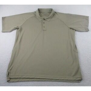 5.11 Tactical Polo Shirt Mens XL Beige Short Sleeve Performance Outdoor 5‎ 11
